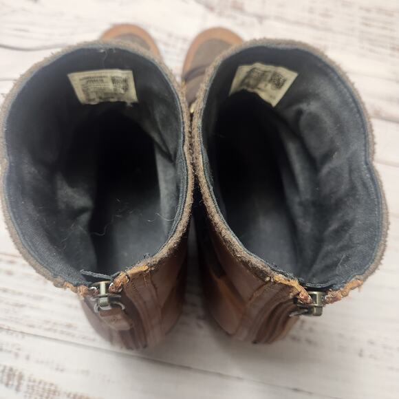 Merrell Shiloh II Women's 11 Brown Felted Wool Leather Boots - J004418 Steampunk - Picture 14 of 14